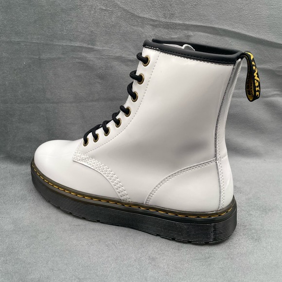 Dr. Martens Zavala Women’s White Combat Boots Size 7 NWOT Stylish‎ - Picture 4 of 12